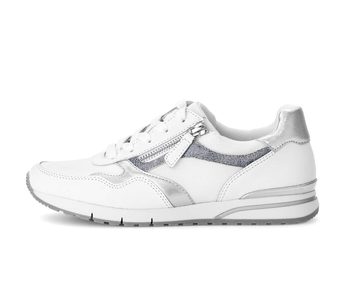 Gabor Sneaker Low Weiß - Materialmix Leder/Lederimitat
