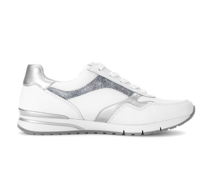 Gabor Sneaker Low Weiß - Materialmix Leder/Lederimitat