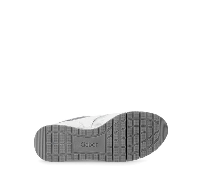 Gabor Sneaker Low Weiß - Materialmix Leder/Lederimitat