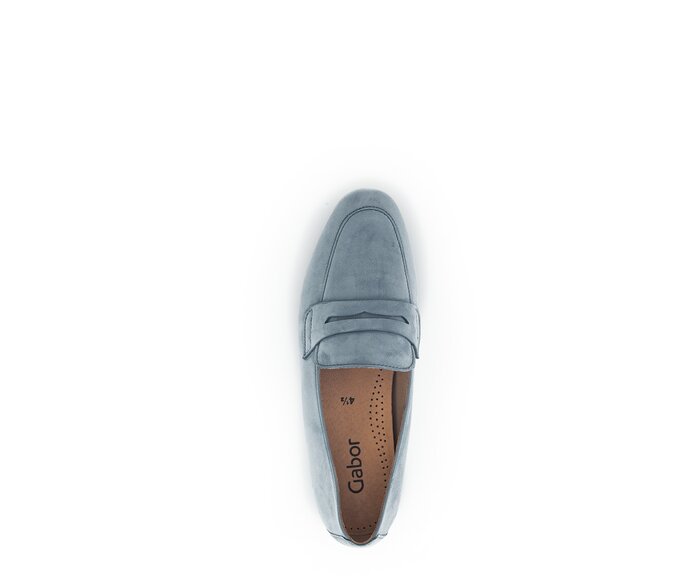 Gabor Slipper Blau - Rauleder