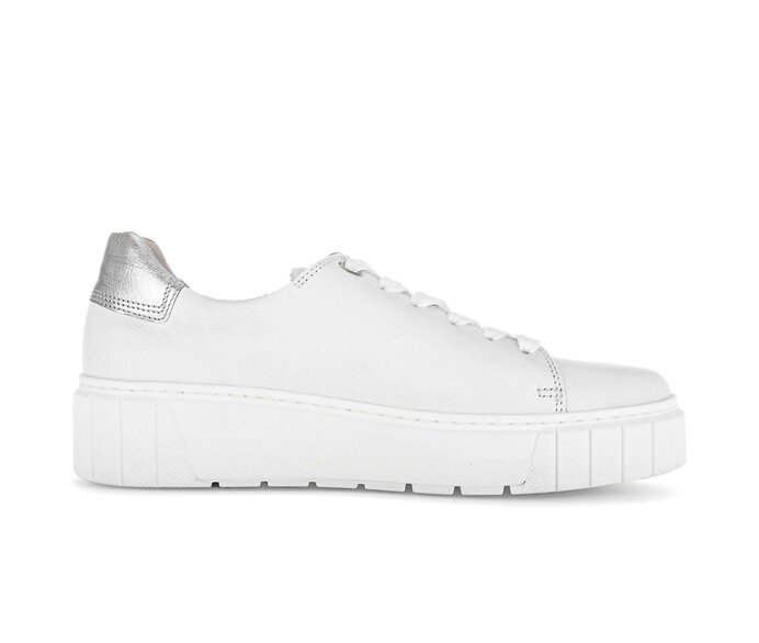 Gabor Sneaker Low Weiß - Materialmix Leder