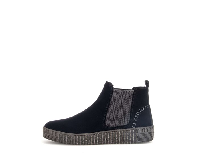 Gabor Chelsea Boot Schwarz - Rauleder