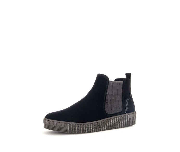 Gabor Chelsea Boot Schwarz - Rauleder