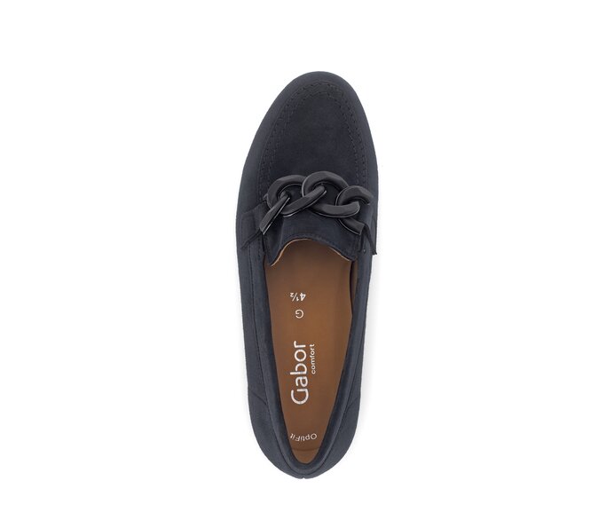Gabor Slipper Blau - Rauleder