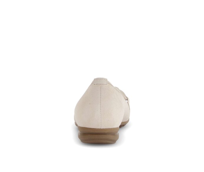 Gabor Sportliche Ballerina Beige - Rauleder