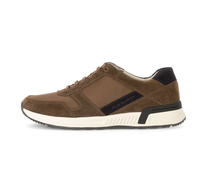 Pius Gabor Sneaker Low Braun - Materialmix Leder/Textil