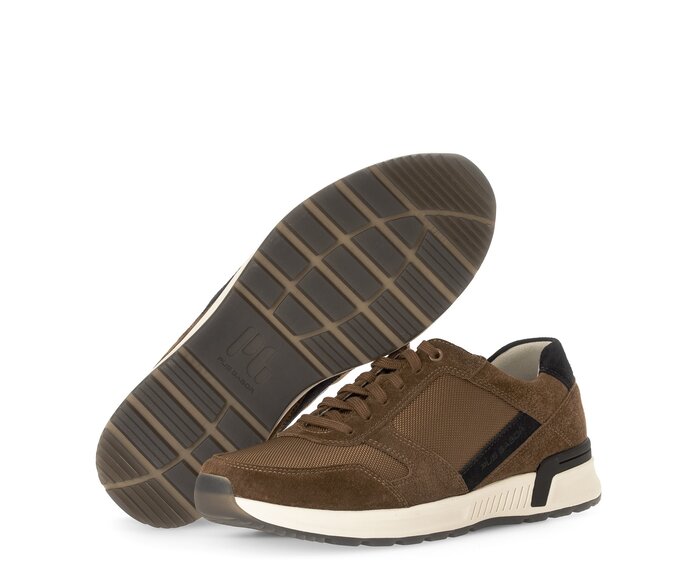 Pius Gabor Sneaker Low Braun - Materialmix Leder/Textil
