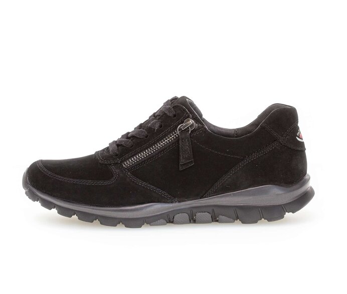 Gabor Sneaker Low Schwarz - Rauleder