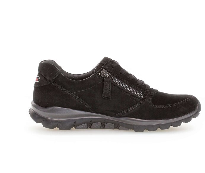 Gabor Sneaker Low Schwarz - Rauleder