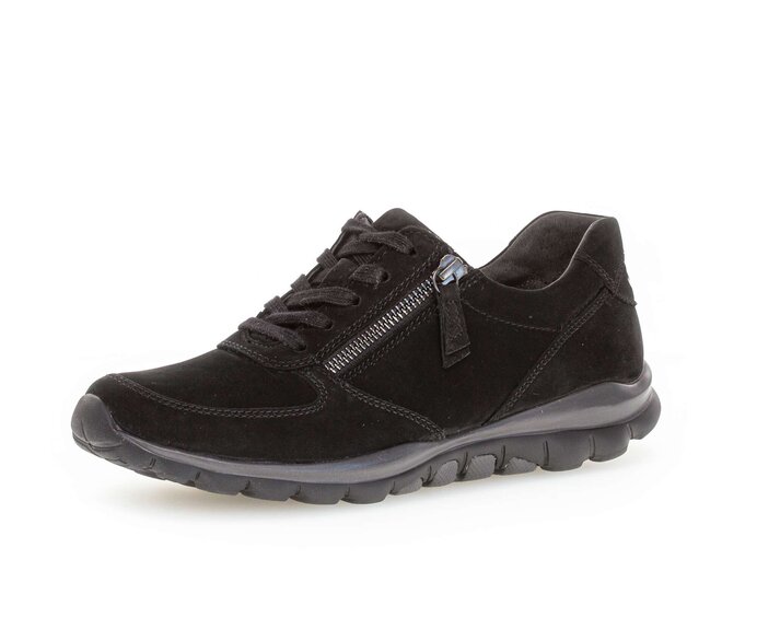 Gabor Sneaker Low Schwarz - Rauleder