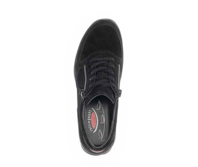 Gabor Sneaker Low Schwarz - Rauleder