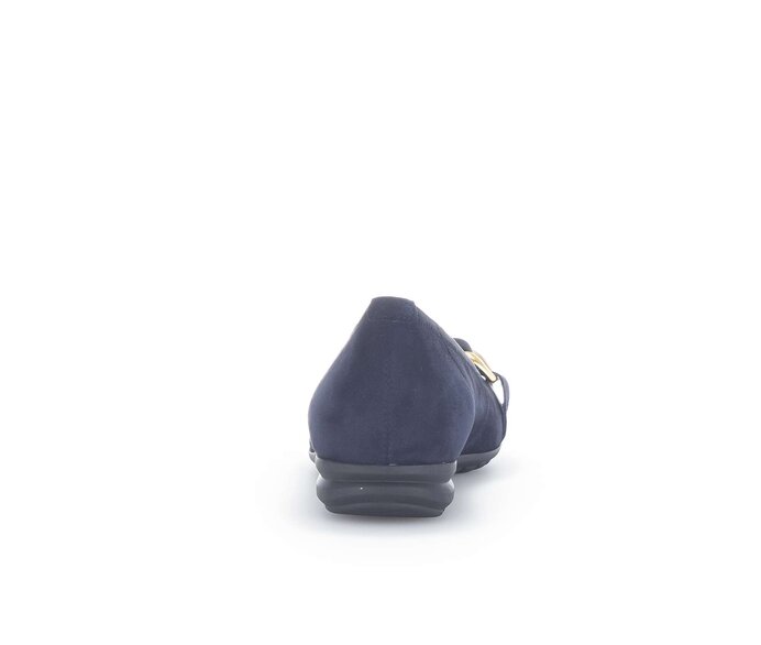 Gabor Sportliche Ballerina Blau - Rauleder