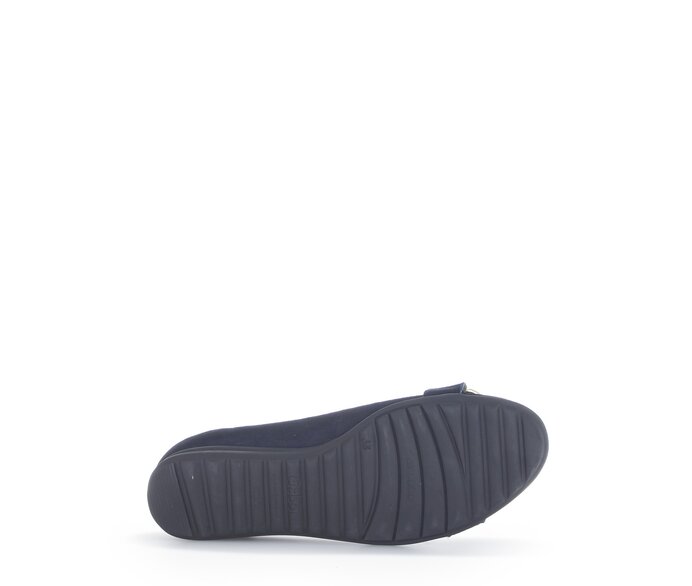 Gabor Sportliche Ballerina Blau - Rauleder