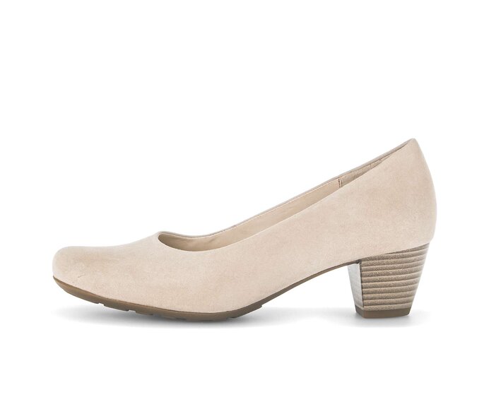 Gabor Eleganter Pumps Beige - Rauleder