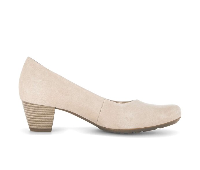 Gabor Eleganter Pumps Beige - Rauleder