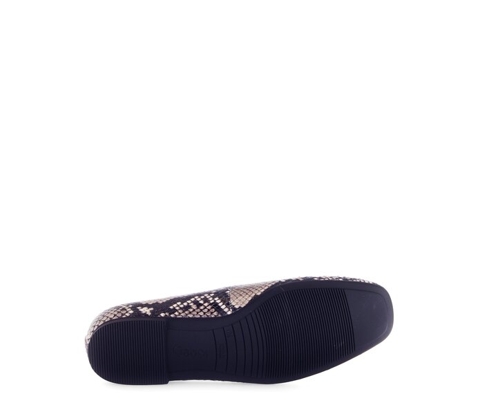 Gabor Eleganter Ballerina Beige - Effektleder