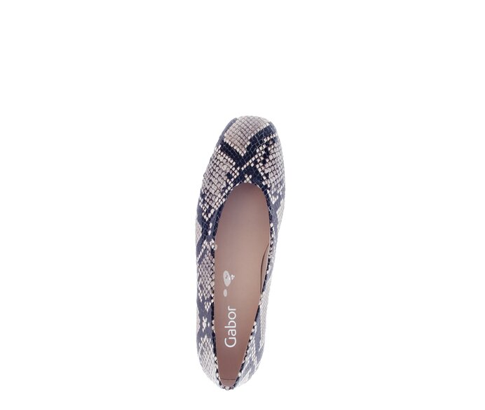Gabor Eleganter Ballerina Beige - Effektleder