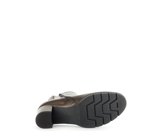 Gabor Plateau Stiefelette Bronze - Glattleder