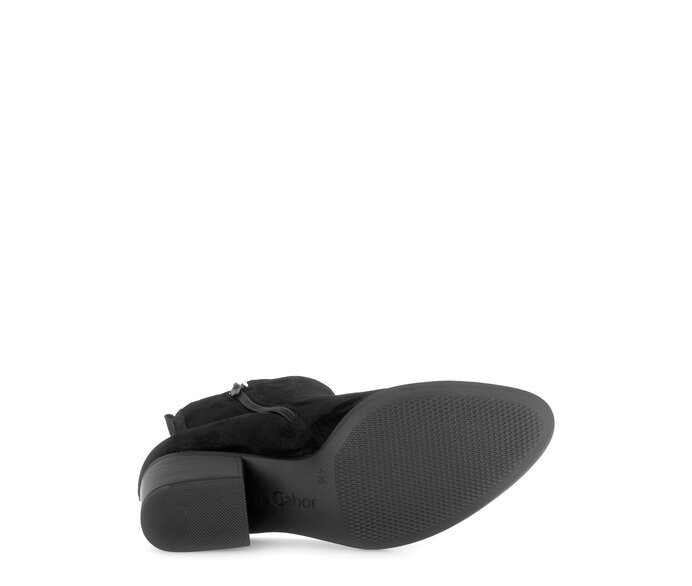 Gabor Cowboy Boots Schwarz - Rauleder