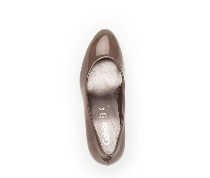 Gabor Plateau Pumps Braun - Lederimitat