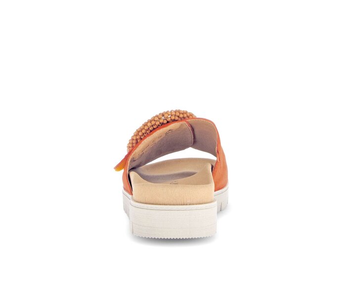 Gabor Pantolette Orange - Rauleder
