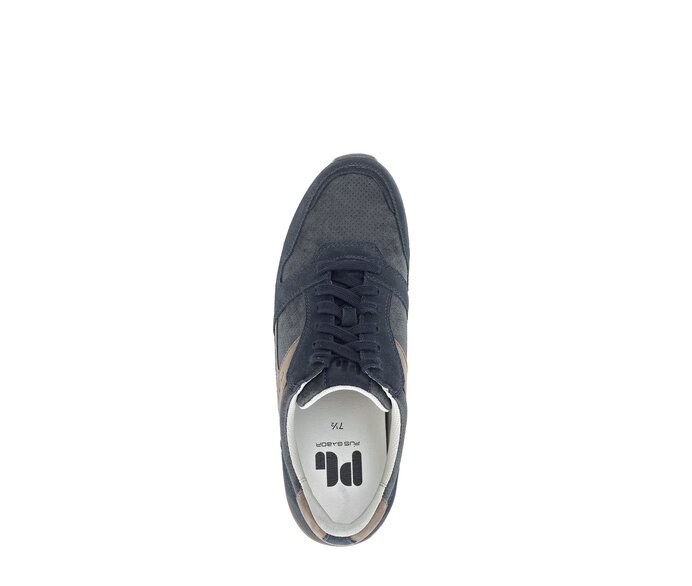 Pius Gabor Sneaker Low Blau - Materialmix Leder/Textil