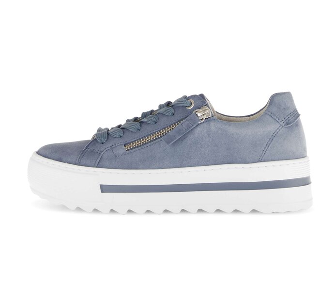 Gabor Sneaker Low Blau - Rauleder