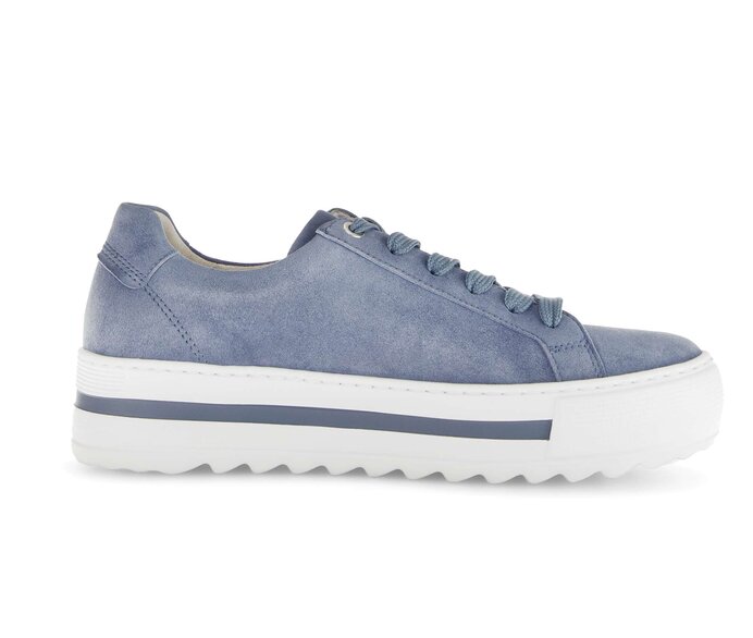 Gabor Sneaker Low Blau - Rauleder