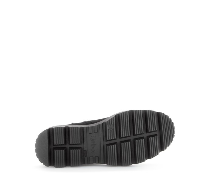 Gabor Biker Boots Schwarz - Rauleder