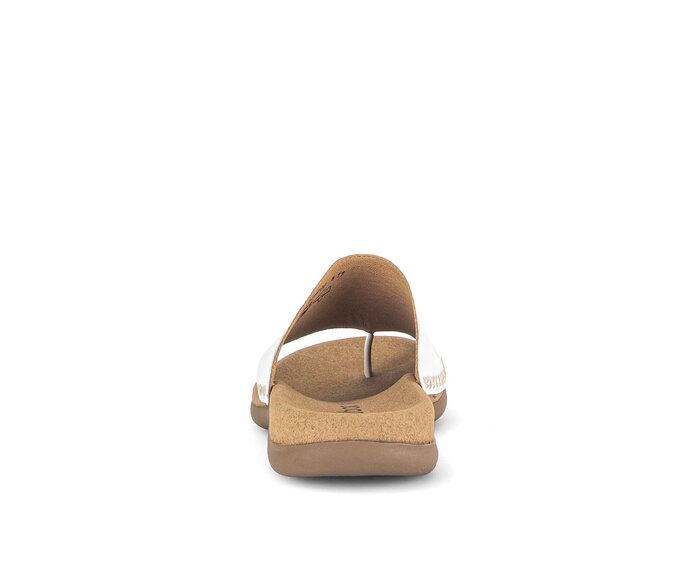 Gabor Zehentrenner Creme - Glattleder