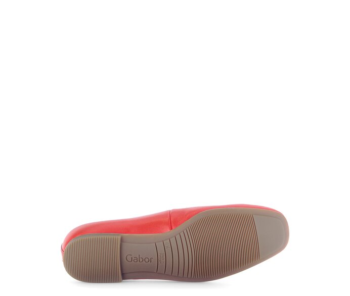 Gabor Eleganter Ballerina Rot - Glattleder