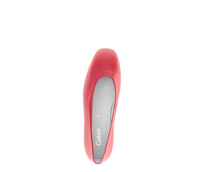 Gabor Eleganter Ballerina Rot - Glattleder