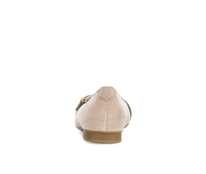 Gabor Eleganter Ballerina Beige - Rauleder