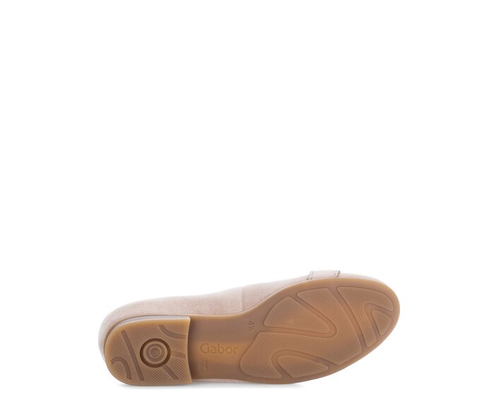 Gabor Eleganter Ballerina Beige - Rauleder