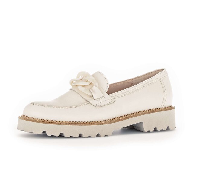 Gabor Loafer Beige - Glattleder