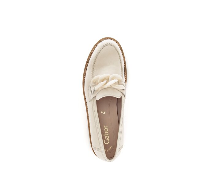 Gabor Loafer Beige - Glattleder