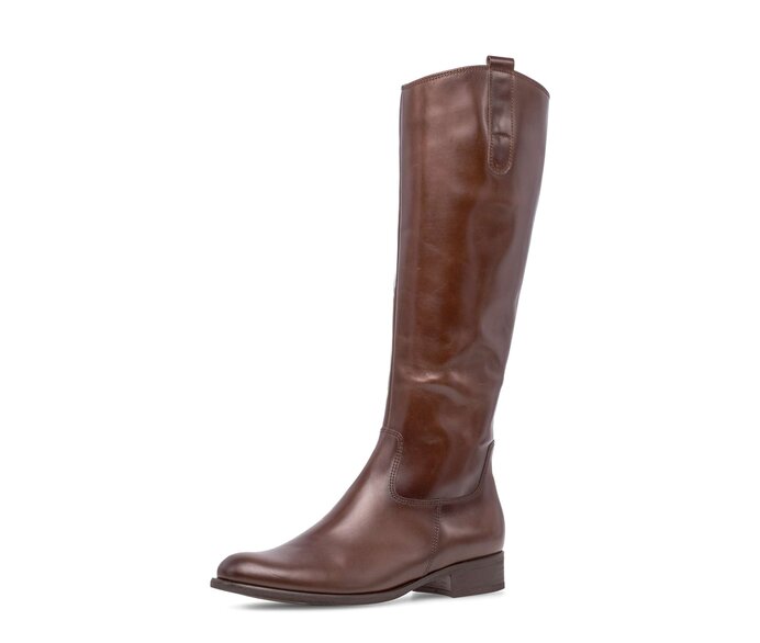 Gabor Eleganter Stiefel Braun - Glattleder