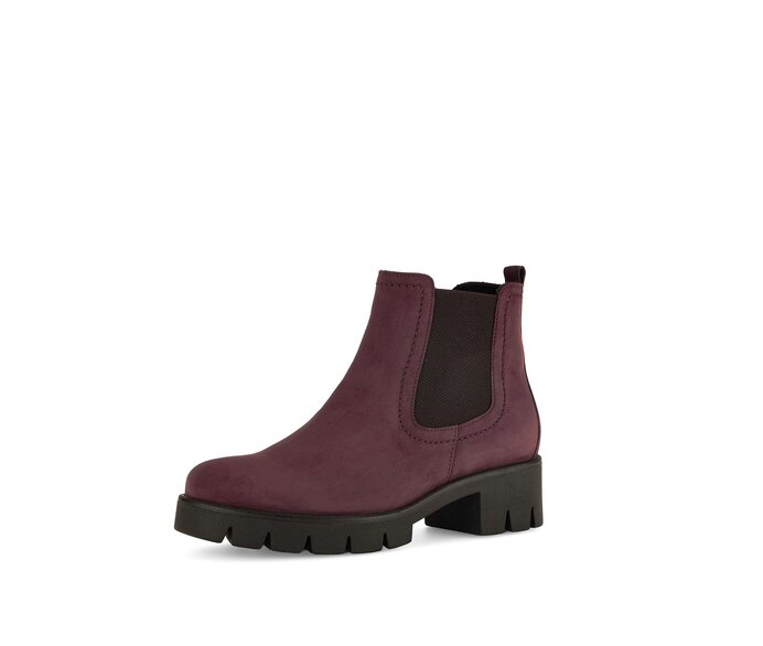 Gabor Chelsea Boot Rot - Rauleder
