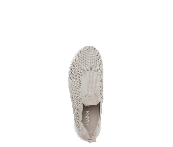 Gabor Sneaker Low Beige - Materialmix Leder/Lederimitat