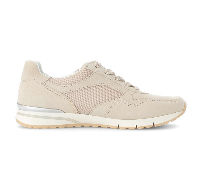 Gabor Sneaker Low Beige - Materialmix Leder/Lederimitat