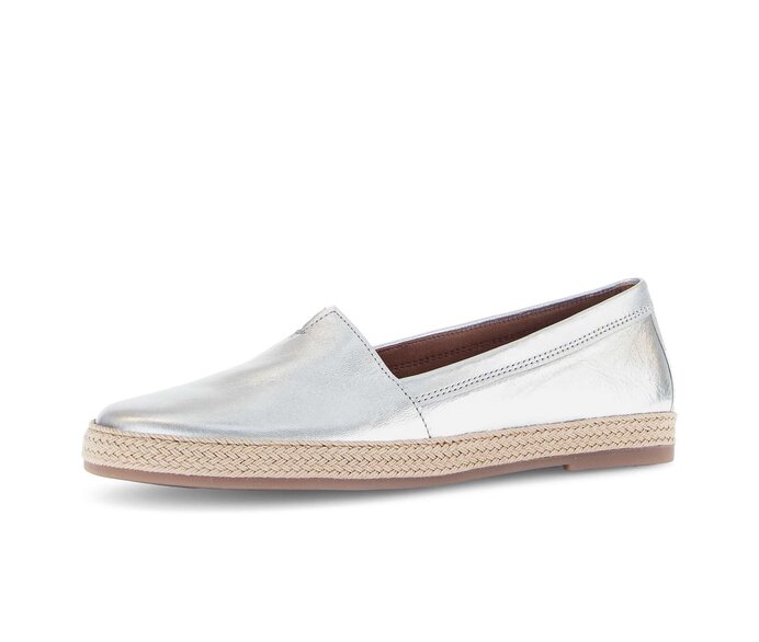 Gabor Slipper Silber - Effektleder