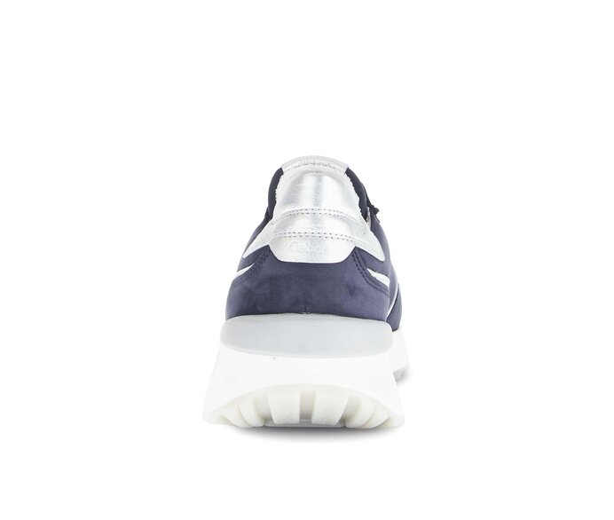 Gabor Sneaker Low Blau - Materialmix Leder