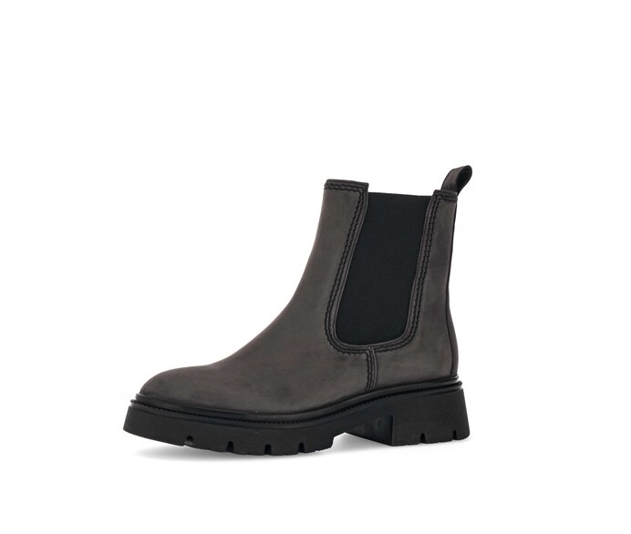 Gabor Chelsea Boot Grau - Rauleder