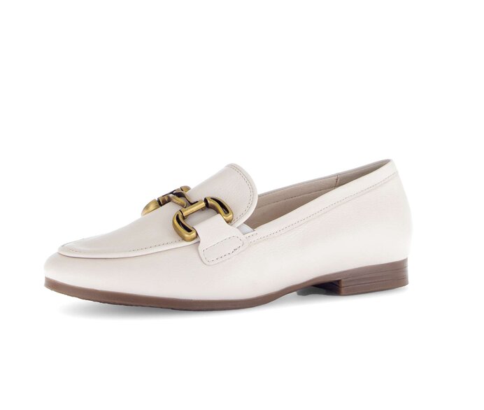 Gabor Slipper Creme - Glattleder