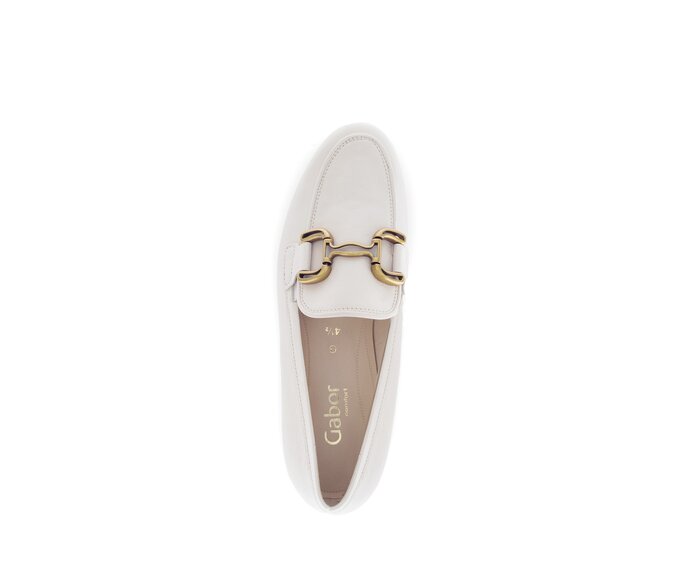 Gabor Slipper Creme - Glattleder