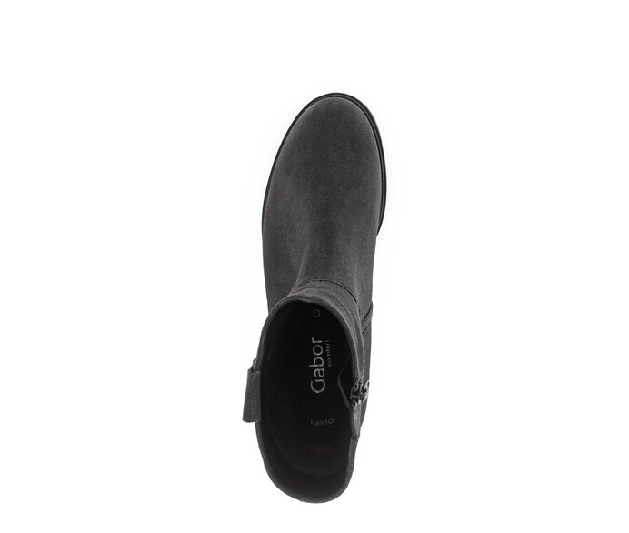 Gabor Elegante Stiefelette Grau - Rauleder