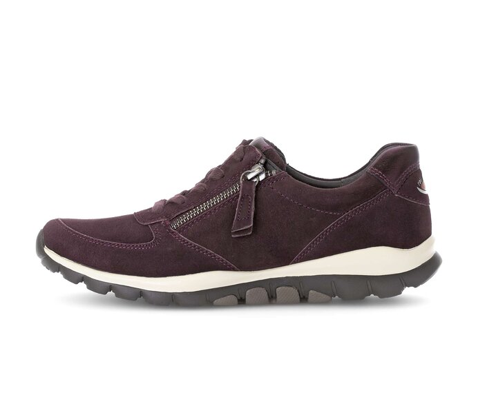 Gabor Sneaker Low Lila - Materialmix Leder