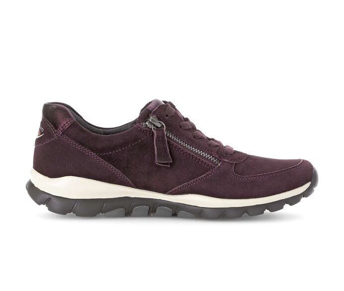 Gabor Sneaker Low Lila - Materialmix Leder