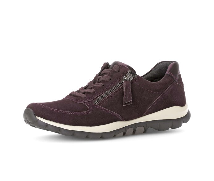 Gabor Sneaker Low Lila - Materialmix Leder