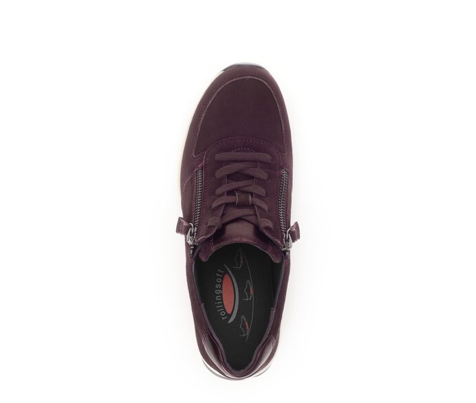 Gabor Sneaker Low Lila - Materialmix Leder